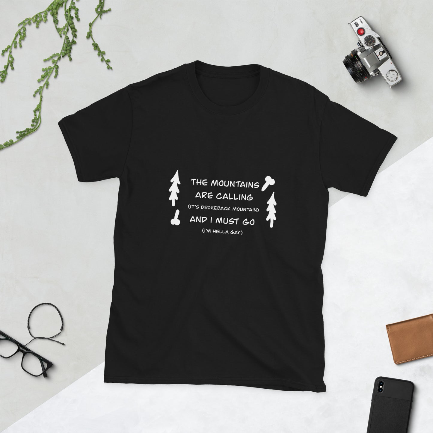 "The Mountains are Calling" Unisex T-Shirt